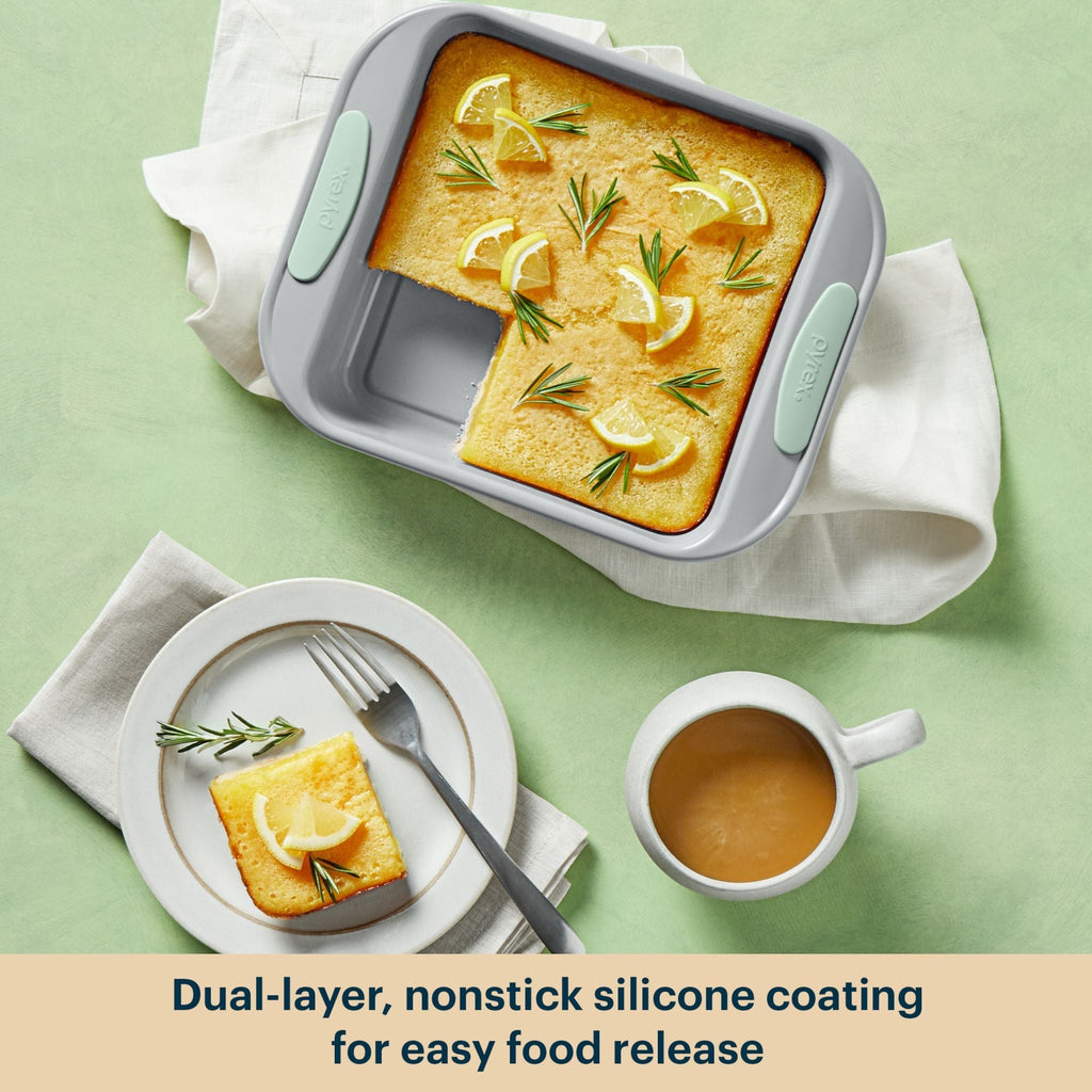 Pyrex® Metal Bakeware 8-Piece Set in Sage