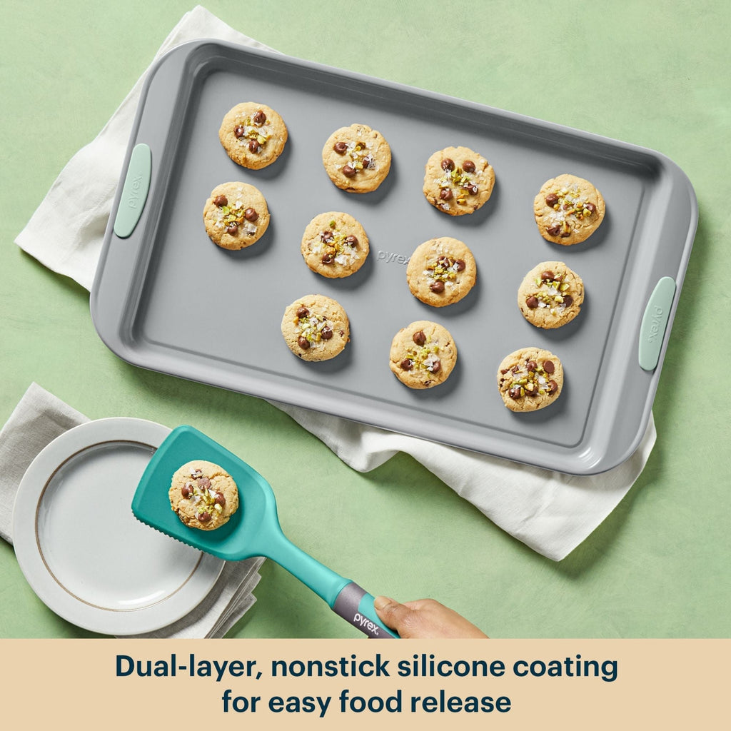 Pyrex® Metal Bakeware 3-Piece Set in Sage