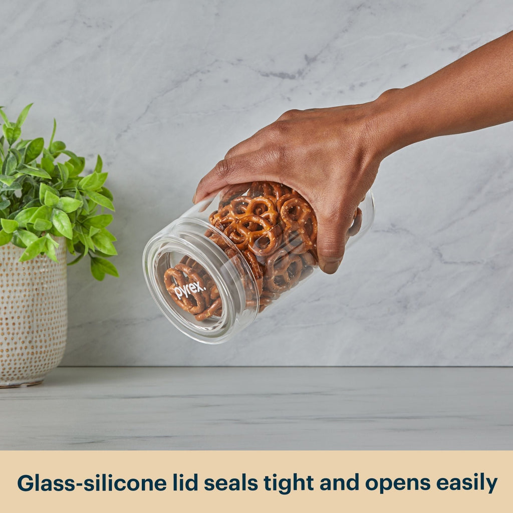 Pyrex® 3-Piece Glass Canister Set