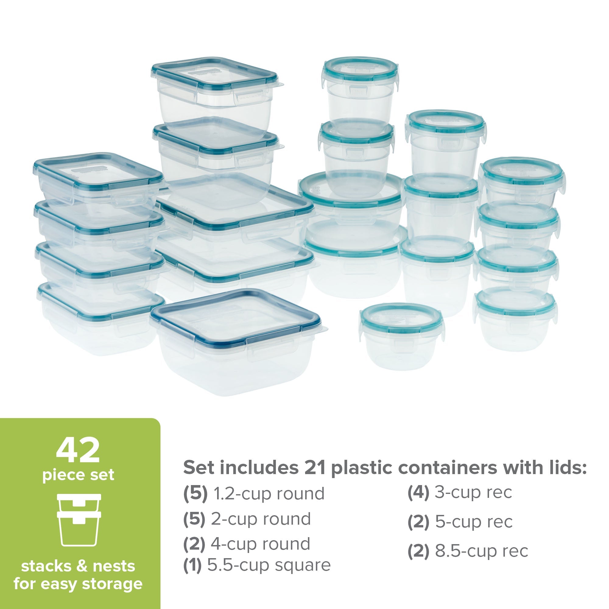 Snapware® Total Solution® Plastic 42-pc Set