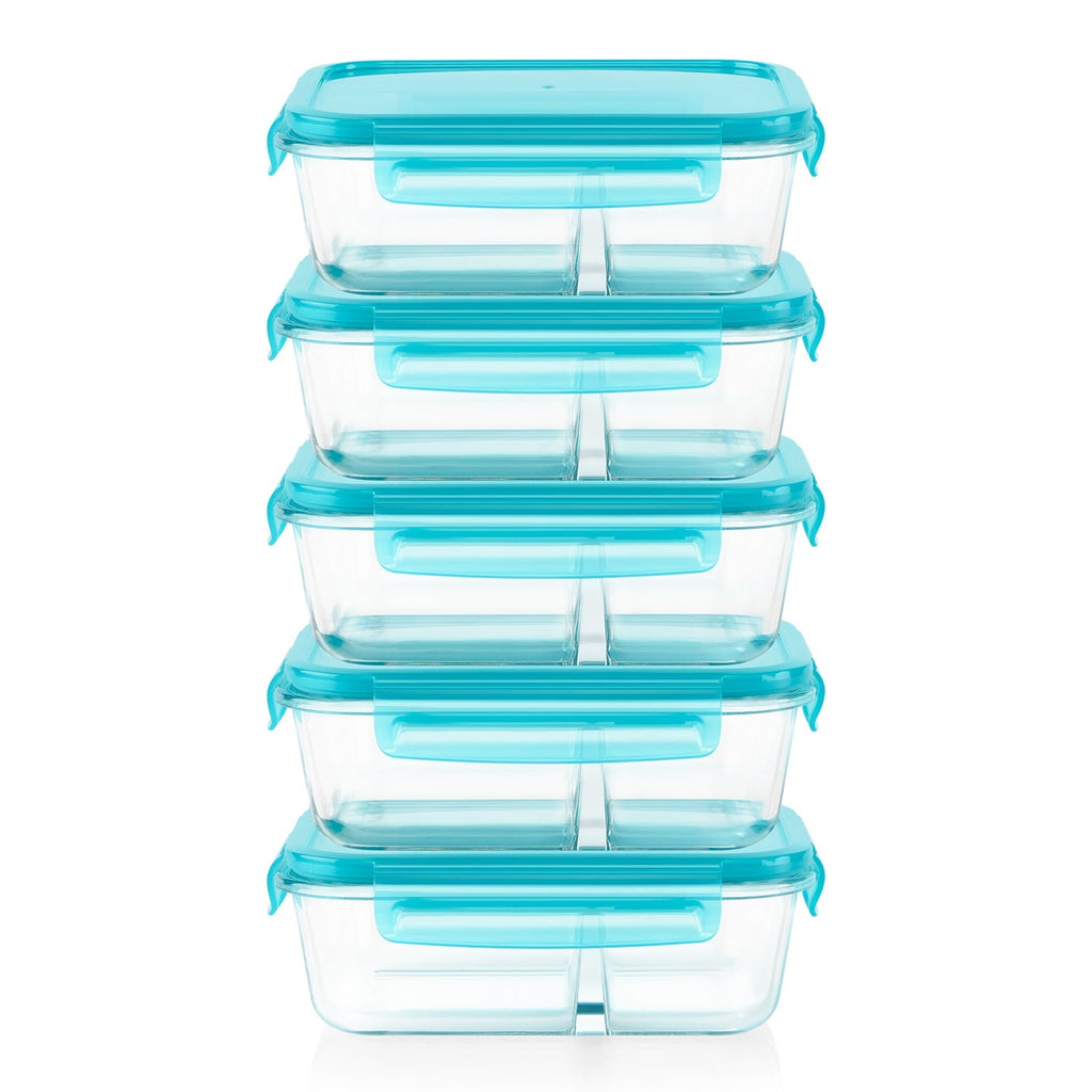 Pyrex® MealBox 10-Piece Divided Storage Set, 4 Cup