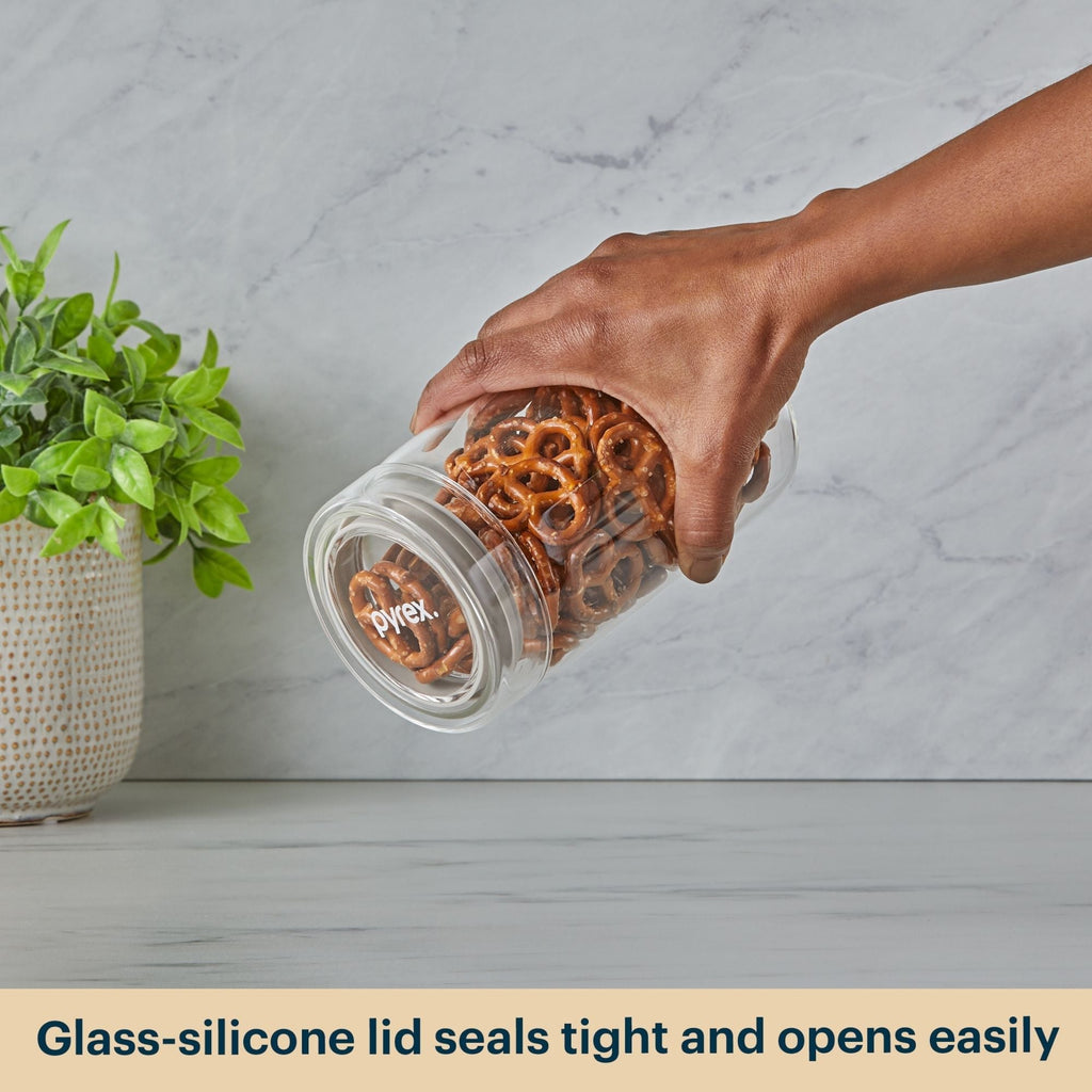Pyrex® 6-Piece Glass Canister Set