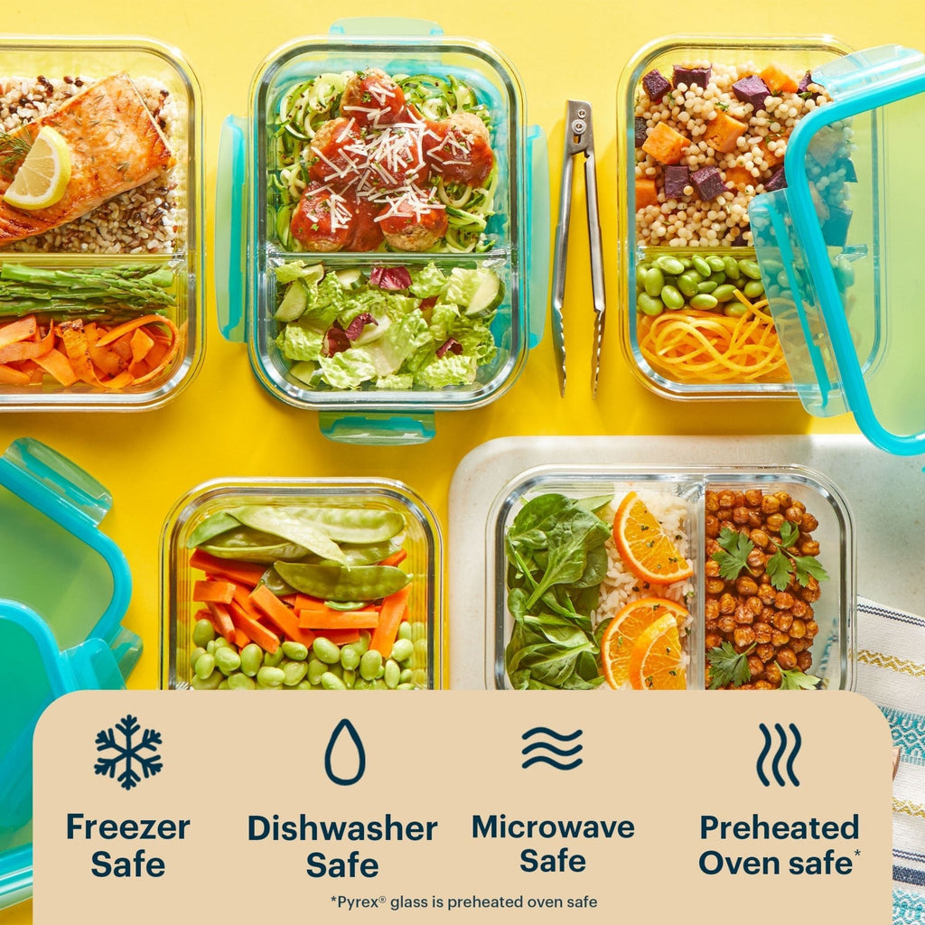 Pyrex® MealBox 10-Piece Divided Storage Set, 4 Cup