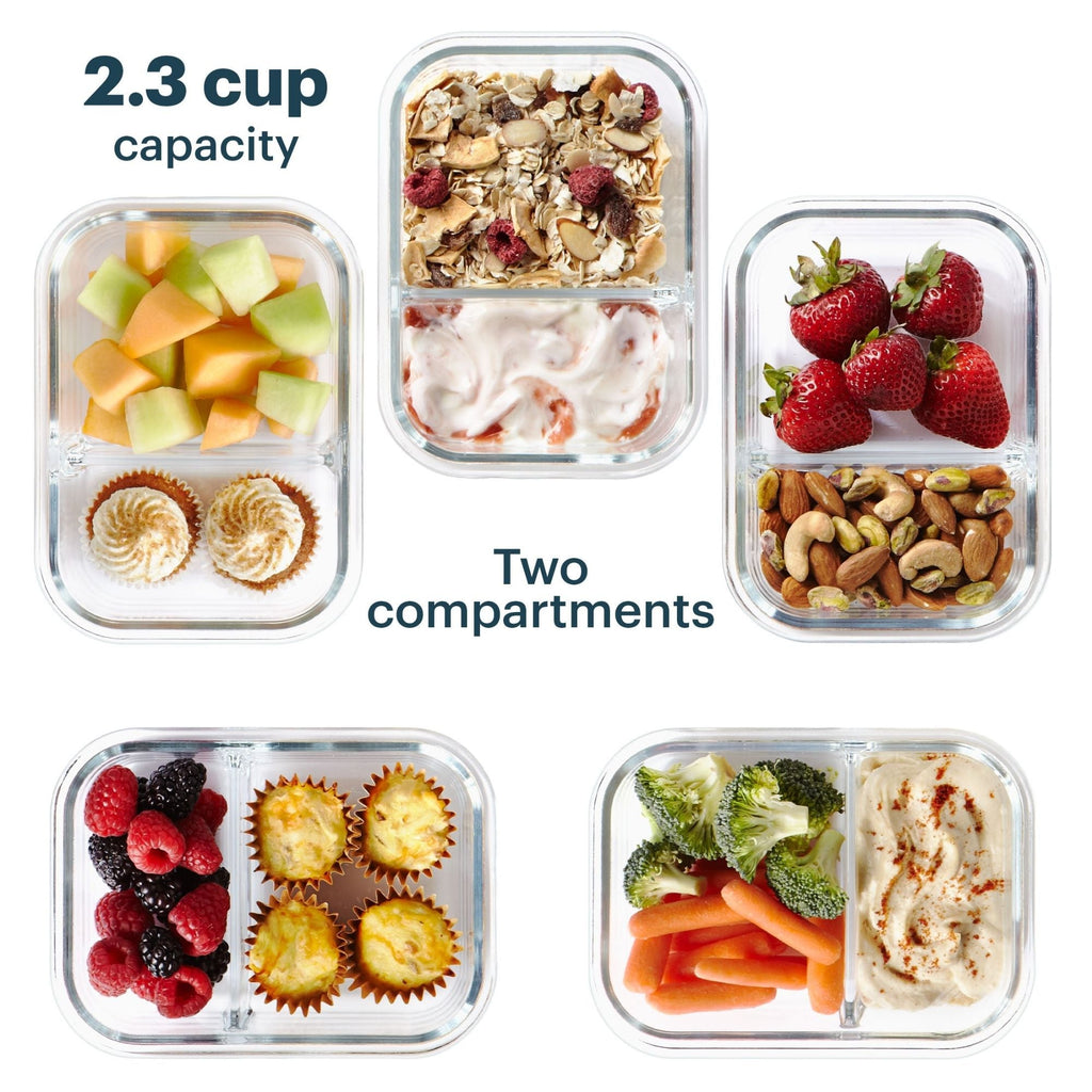 Pyrex® MealBox 10-Piece Divided Storage Set, 2.3 Cup