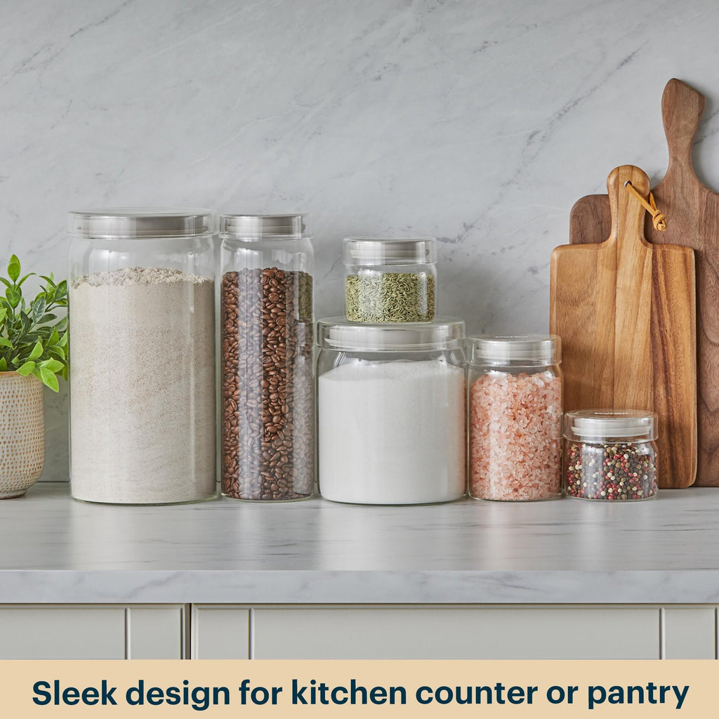 Pyrex® 4-Piece Glass Canister Set