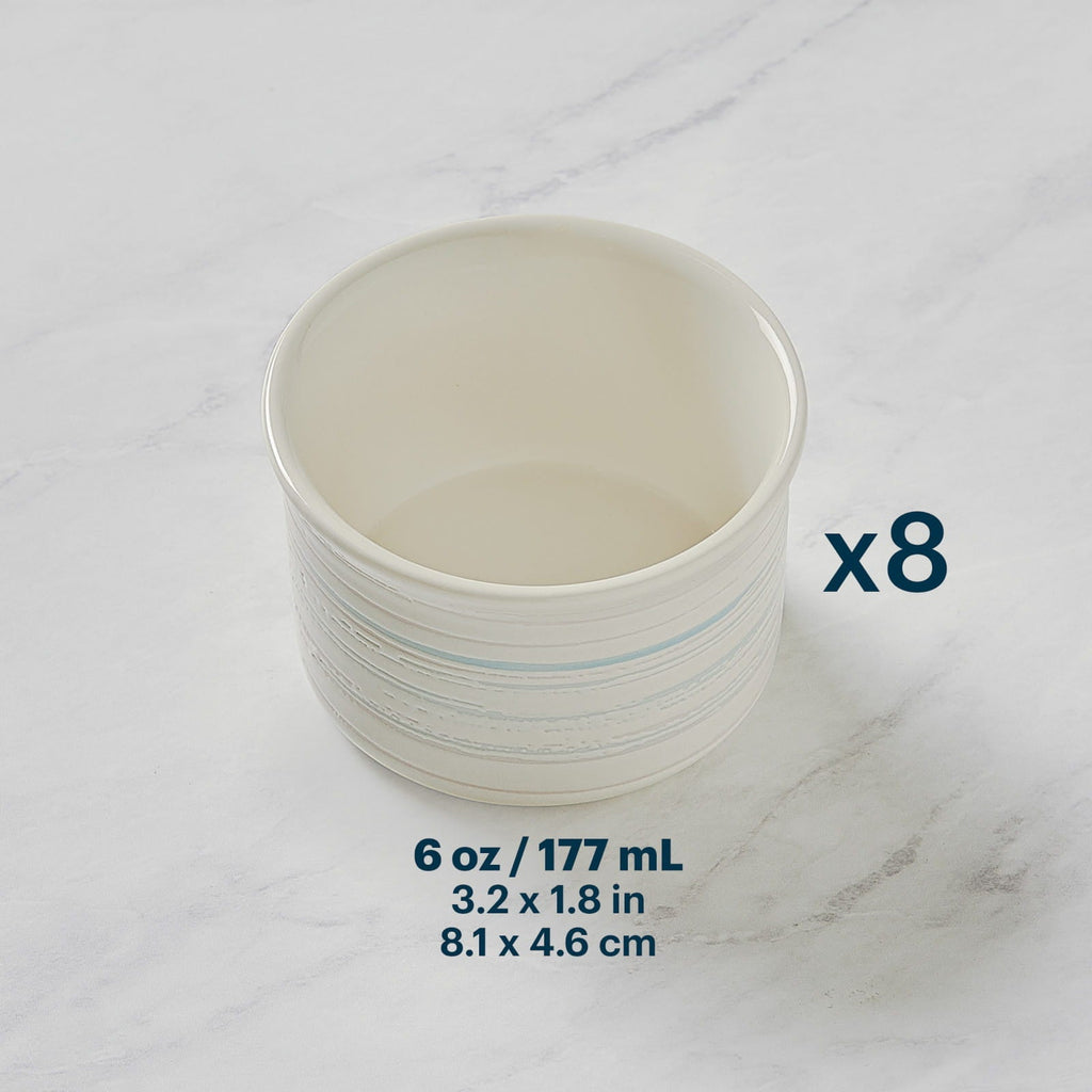 Pyrex® 8-Piece 6-ounce Ceramic Ramekin Set