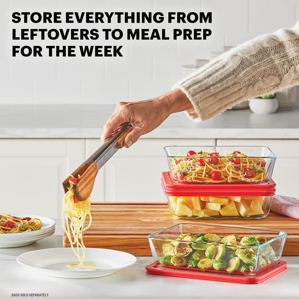 Pyrex® Simply Store® 6-Cup Rectangle Glass Storage with Plastic Lid