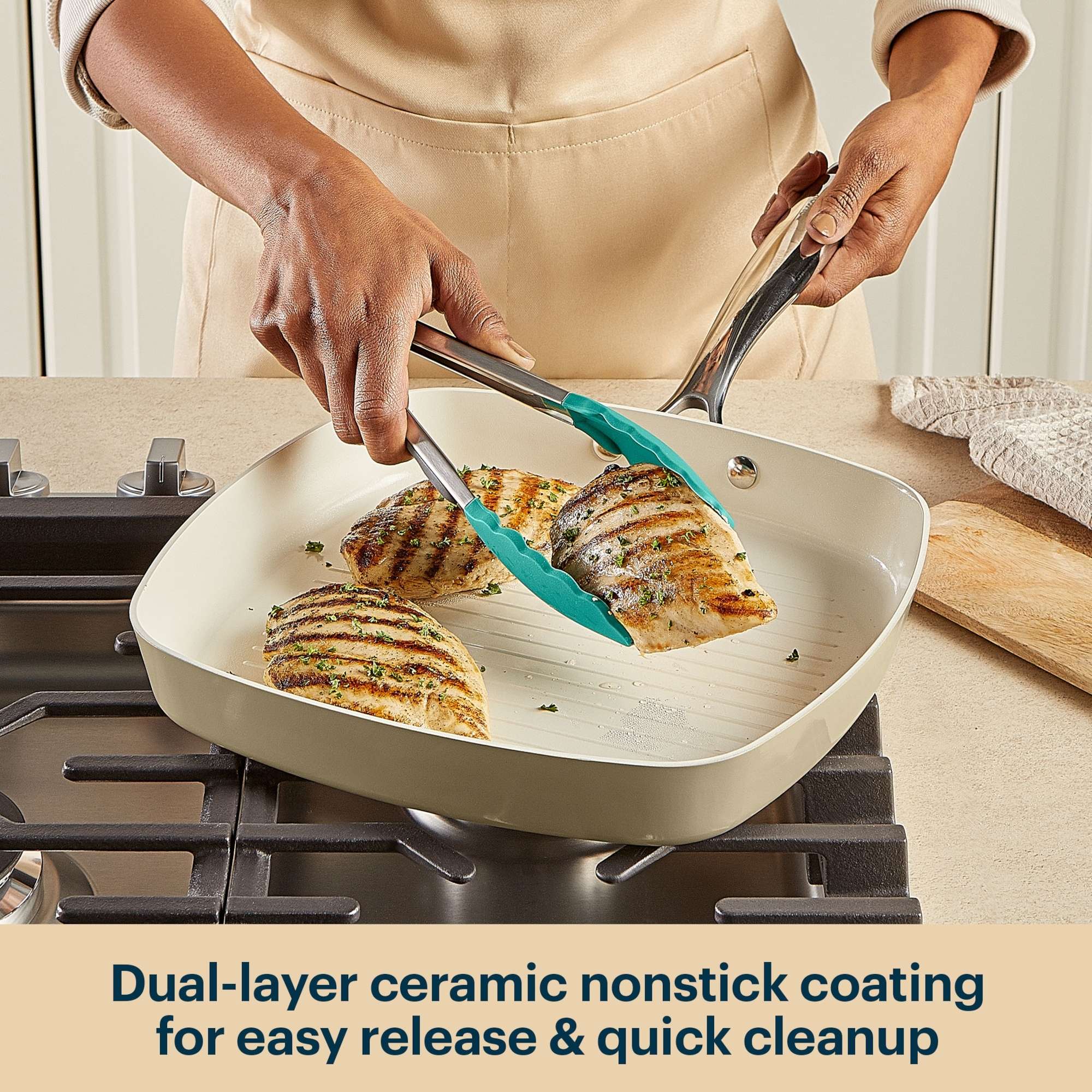 Pyrex® Ceramic Cookware 11.3-in Grill Pan