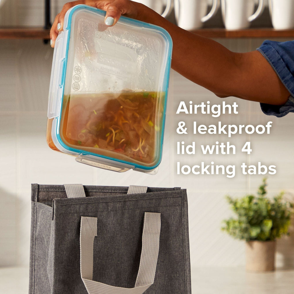 Snapware® Total Solution® 8.5-cup Rectangular Plastic Containers 4-pc Set with Lids