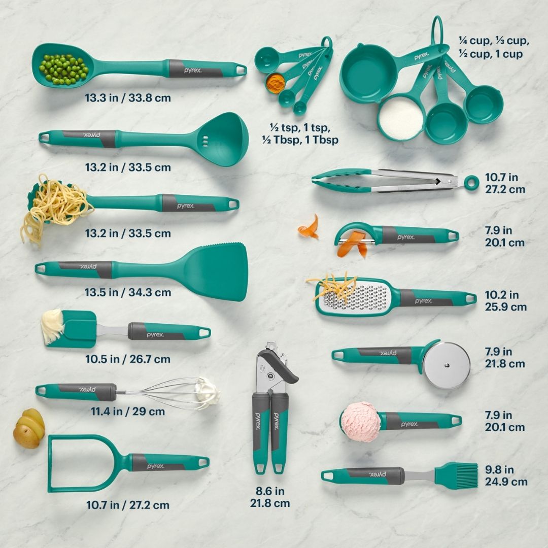 Pyrex® 22-Piece Kitchen Tools & Gadgets Set