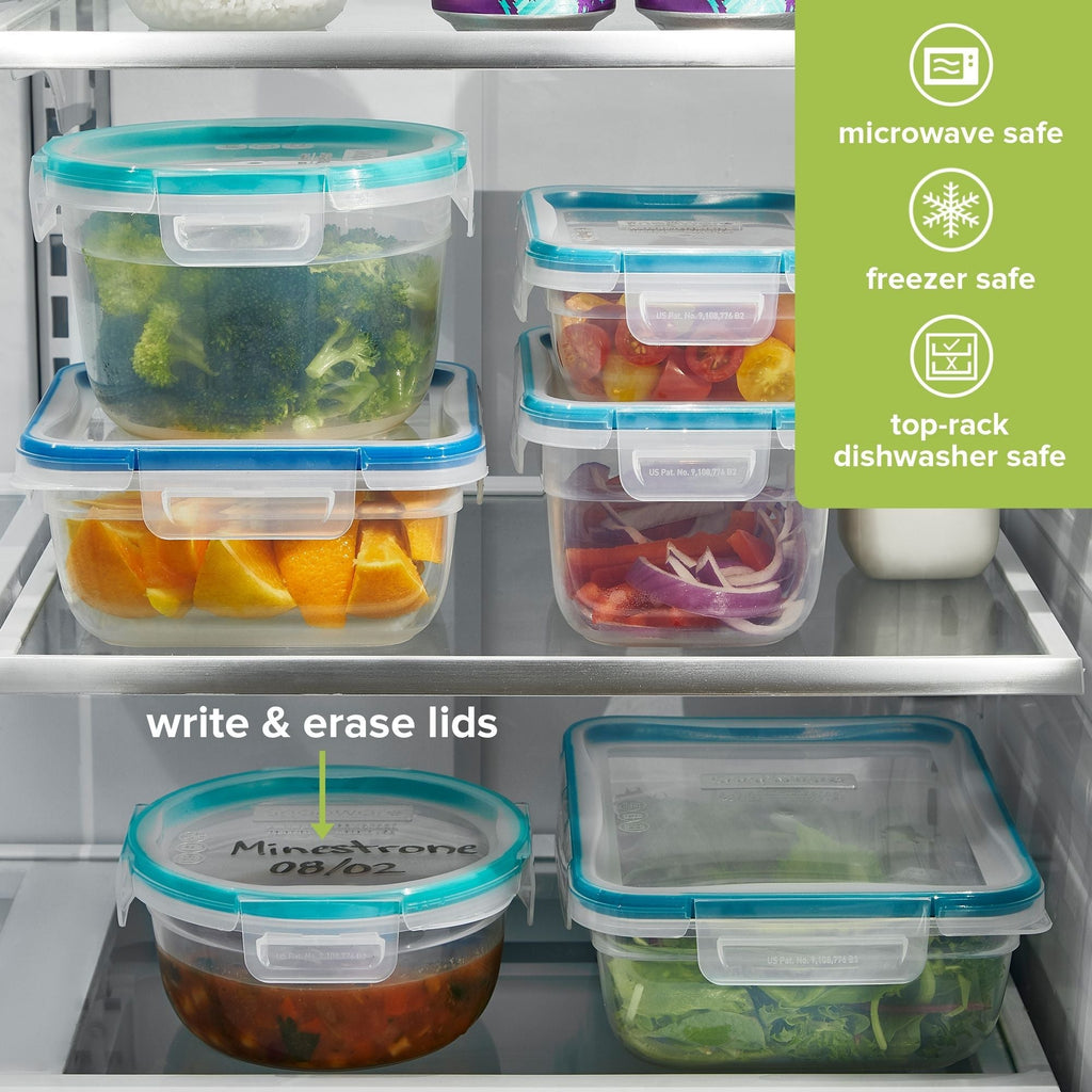 Snapware® Total Solution® 8.5-cup Rectangular Plastic Containers 4-pc Set with Lids